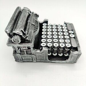 Retro Typewriter Theme Beverage Coaster Set With 4 Coasters Gift for Writer 